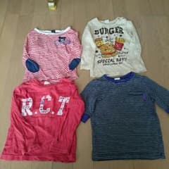 ☆haruki様専用！90サイズ 長袖＆七分 ４枚セット☆のサムネイル