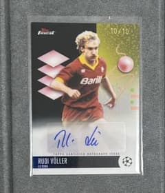 Topps Finest Rudi Völler 直筆サイン 10枚限定のサムネイル