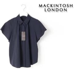 516 新品訳 マッキントッシュ ロンドン コットンナイロンストレッチブラウス 516 新品訳 マッキントッシュ ロンドン コットンナイロンストレッチ
