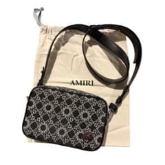 AMIRI ショルダーバッグ モノグラム ブラック 値下げ可‼️ - メルカリ