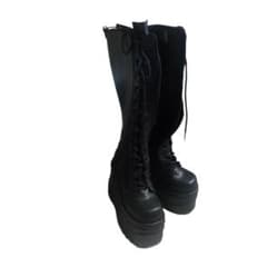 【メ0518-30】Demonia デモニア 厚底 ブーツ US6 新品 メ0518-30】Demonia デモニア 厚底 ブーツ US6 新品 - メルカリ