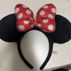 ディズニー カチューシャ ミニー スパンコールのサムネイル