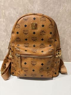 K*ん様 MCM リュック バックパック ヴィセトス スタッズ ブラウンのサムネイル