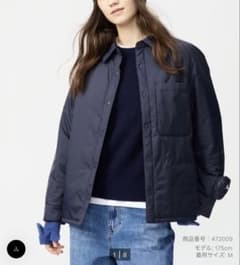 UNIQLO アニヤハインドマーチ　パフテックジャケット　ネイビー　XXLのサムネイル