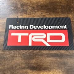 TRD ナンバープレートのサムネイル