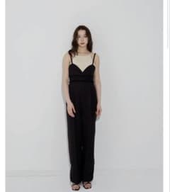 サロペット・オーバーオール・オールインワン eaphi linen like fringe salopette Eaphi linen like fringe salopette - メルカリ