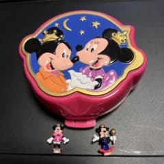 ⁠【美品完品】ポリーポケット ブルーバードディズニーミッキー＆ミニーコンパクト⁠