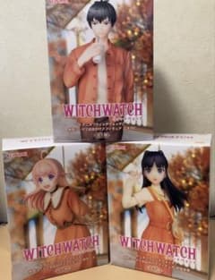 ウィッチウォッチ　秋色コーデでお出かけ♪フィギュア　若月ニコ　乙木守仁　宮尾音夢 ウィッチウォッチ 秋色コーデでお出かけ♪フィギュア 若月ニコ 乙木守