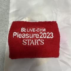 B'z LIVE-GYM Pleasure2023 STARSリストバンド赤のサムネイル