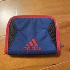 adidas 二つ折り財布 ブルー レッドのサムネイル