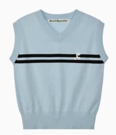 Rest&Recreation/KNIT VEST/サマーニットベスト/ブルーのサムネイル