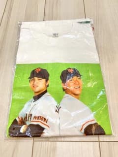 90S 読売ジャイアンツ 松井秀喜高橋由伸 ヴィンテージTシャツLサイズ未開封のサムネイル