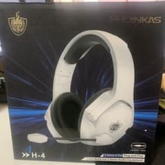 PHOINKAS H-4 ゲーミングヘッドセット ホワイト 本体 - メルカリ