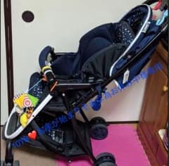 美品 ベビーカー  グレコ  シティーライトRアップのサムネイル