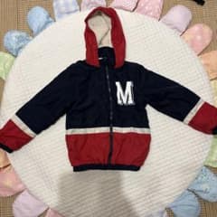 キッズアルファベットMデザインブルゾンのサムネイル