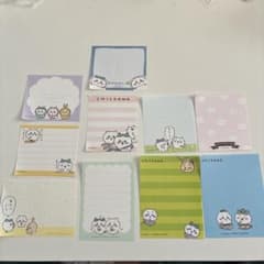 ちいかわ メモ帳 おすそ分け10種3枚ずつ(10種×3枚＝30枚)のサムネイル