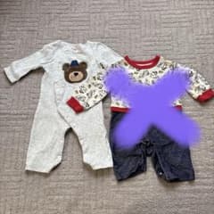 petit main カバーオール ➕GAPロンパース3点セットのサムネイル