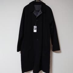 ソリッド×チェック リバーシブルバルカラーコートのサムネイル