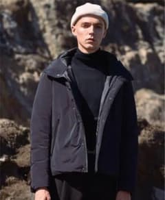 リドム LIDNM ナイロンフーデッドダウン 『BLACK』のサムネイル