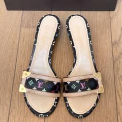 ルイヴィトン モノグラム マルチカラー ミュール サンダル サイズ37 美品のサムネイル