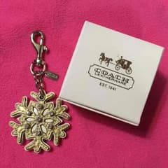 新品未使用 COACH キーホルダー 雪の結晶のサムネイル