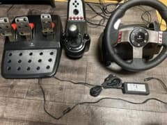 「ジャンク」Logitech G27 ハンドルコントローラーのサムネイル