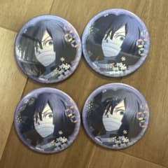 鬼滅の刃 伊黒小芭内 グリッター缶バッジvol.2 まとめ売り 4点セット