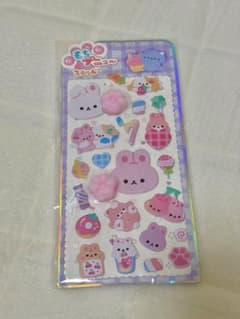 肉球シール　うさぎのサムネイル
