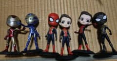 Qposket 6体セット Marvel スパイダーマン アイアンマン他 - メルカリ