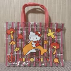 ハローキティ ビニールバッグ 平成レトロ イルカ サンリオ プール