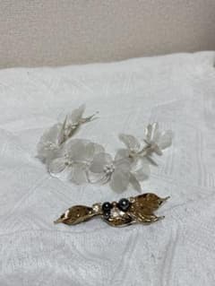 ウェディング ヘッドドレス 2点セットのサムネイル