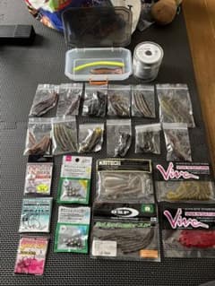 バス釣りワーム大量セットまとめ売りのサムネイル