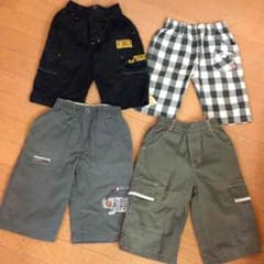 ★男児半ズボン4着セット120★のサムネイル