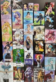 新品・未開封フィギュア 28点まとめ売り DB、ワンピース、初音ミク等