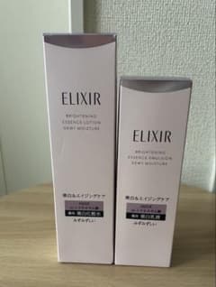 新品 未開封 資生堂 ELIXIR ブライトニング 化粧水 乳液 セット - メルカリ