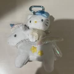 ハローキティ ユニコーン ぬいぐるみ カラビナ付 マスコット サンリオ
