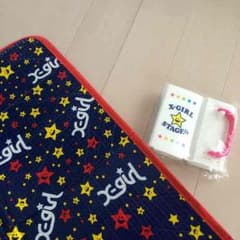 ☆X-girl 紙パックホルダー＆オムツ替えシートのサムネイル