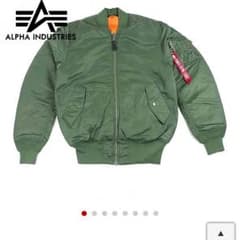 ALPHA  アルファ  MA-1  カーキ セージ M 新品のサムネイル