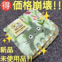 [Price Collapse] Marushin 'My Neighbor Totoro "Wildflower" Mini Towel (Handkerchief Towel)' Brand New A