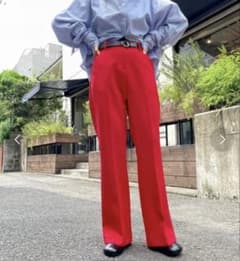 WHO'S WHO galleryフレアープレススラックスのサムネイル