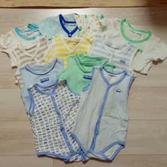 11着まとめ売り★80サイズ★男の子★夏用ボディ肌着のサムネイル