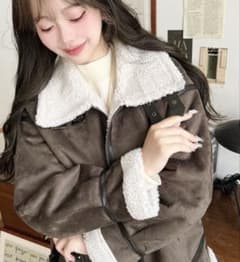 【限定値下げ中‼️】ボアムートンコート ブラウン Mのサムネイル