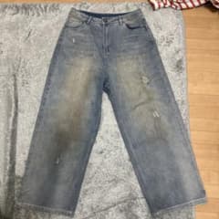 ヴィンテージ加工 ワイドデニムパンツのサムネイル