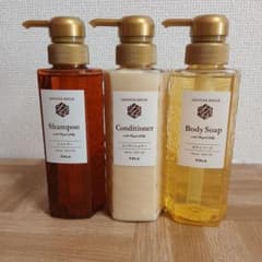 POLAシャンプー&コンディショナー&ボディソープ300mlボトルセット
