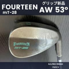 フォーティーンAWアプローチウェッジ53°ゴルフクラブ初心者グリップ