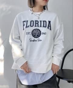 AS KNOW AS スウェット ホワイト タグ付き 春服のサムネイル