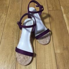 サンダル【オゥバニスター】ワイン色のサムネイル