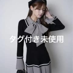 LIP SERVICE シャツドッキングプリーツワンピース - メルカリ