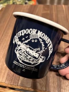 アウトドアモンスター　Outdoor monster 琺瑯マグカップのサムネイル