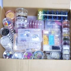 【在庫処分】108★ ハンドメイド パーツ 大量 丸小ビーズなど  約4kg★のサムネイル